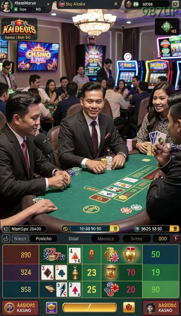 Cuplikan layar AWANLUCK — menu navigasi