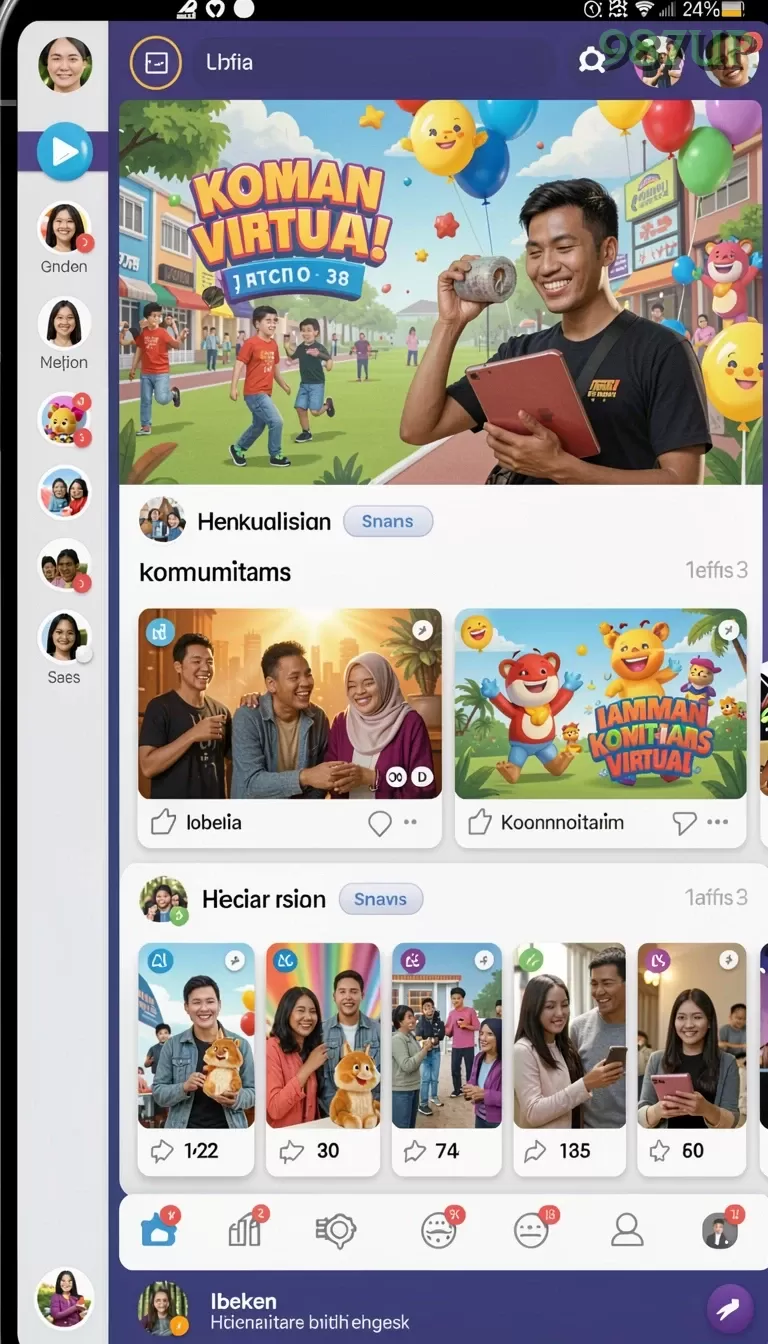Cuplikan layar INOVA77 — pengaturan akun